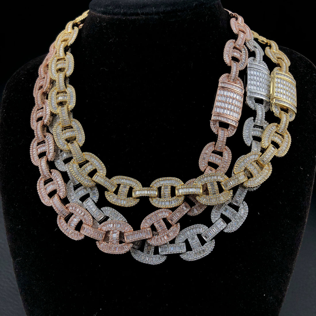 15 mm Baguette Mariner-ketting