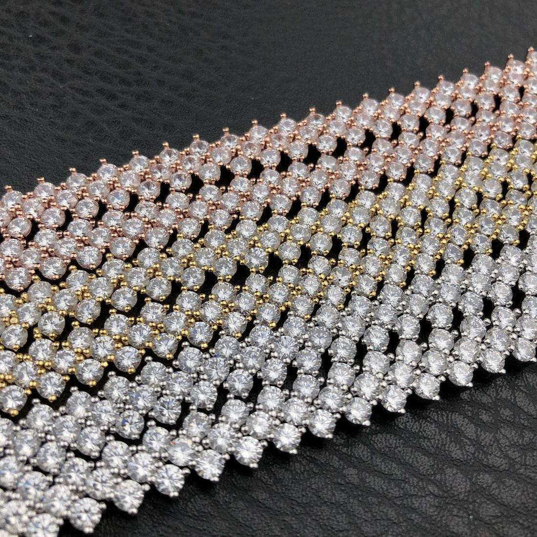 10 mm ronde tennisketting