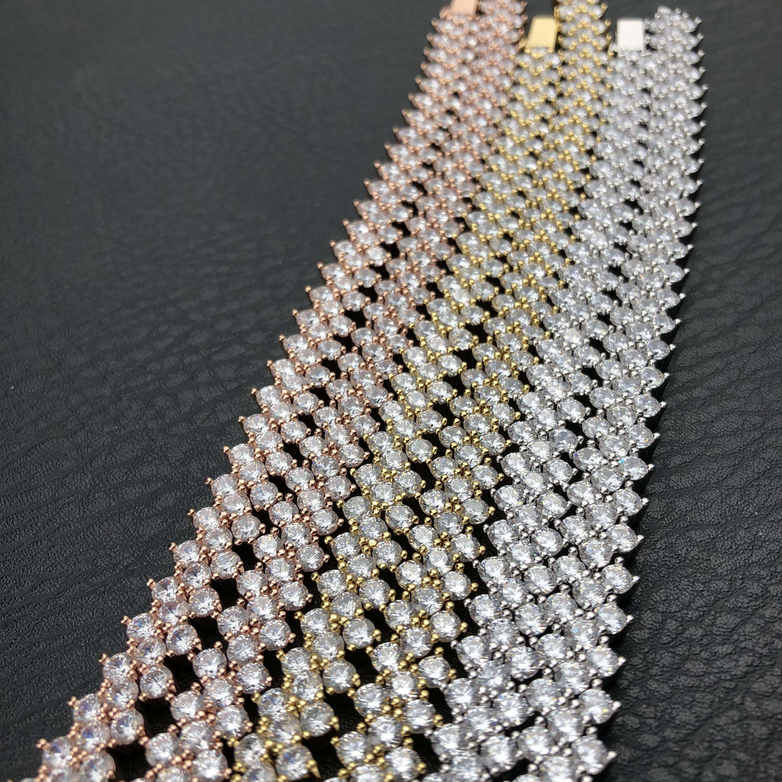 10 mm ronde tennisketting