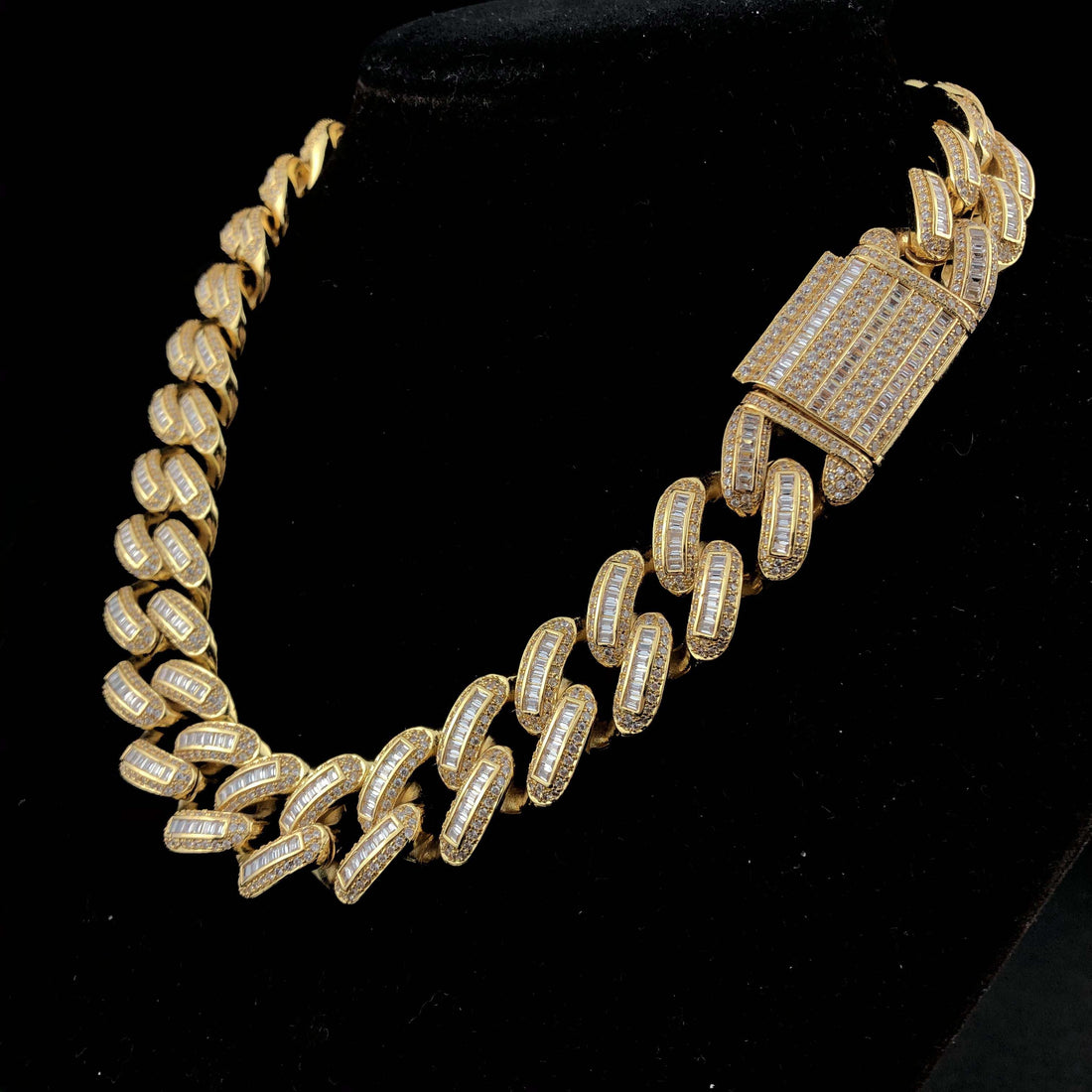 19 mm Baguette Cubaanse ketting