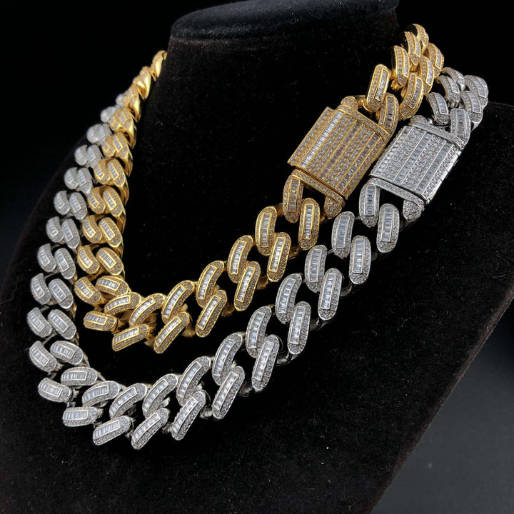 19 mm Baguette Cubaanse ketting
