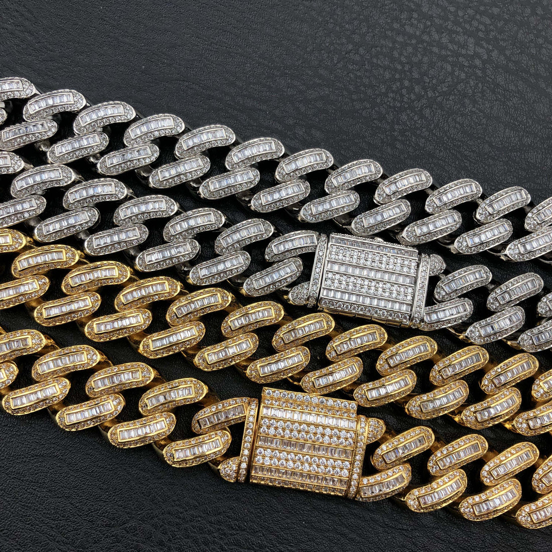 19 mm Baguette Cubaanse ketting