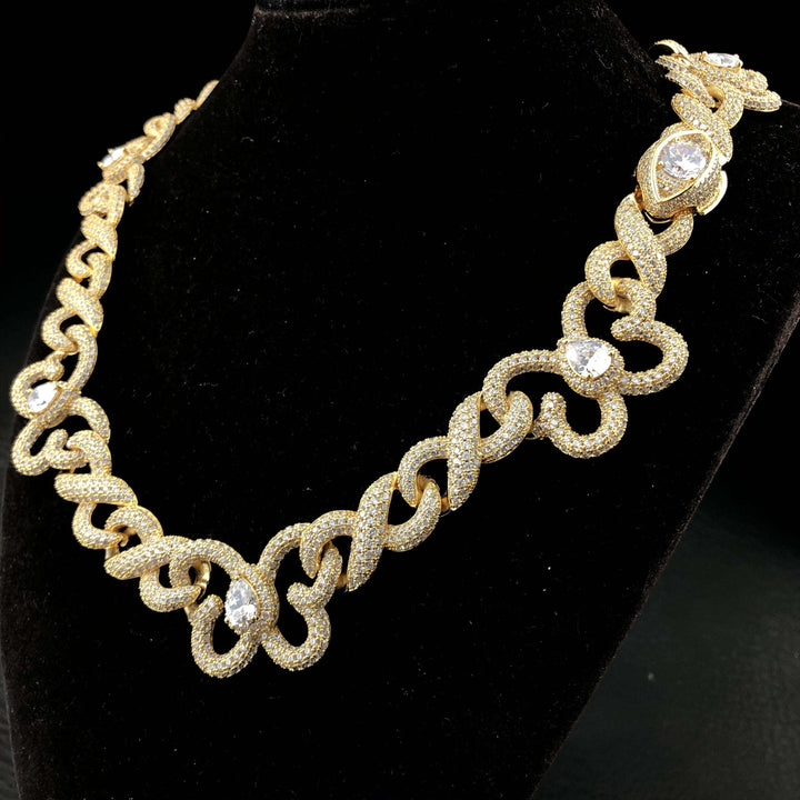 15 mm Infinity vlinderdiamantenketting