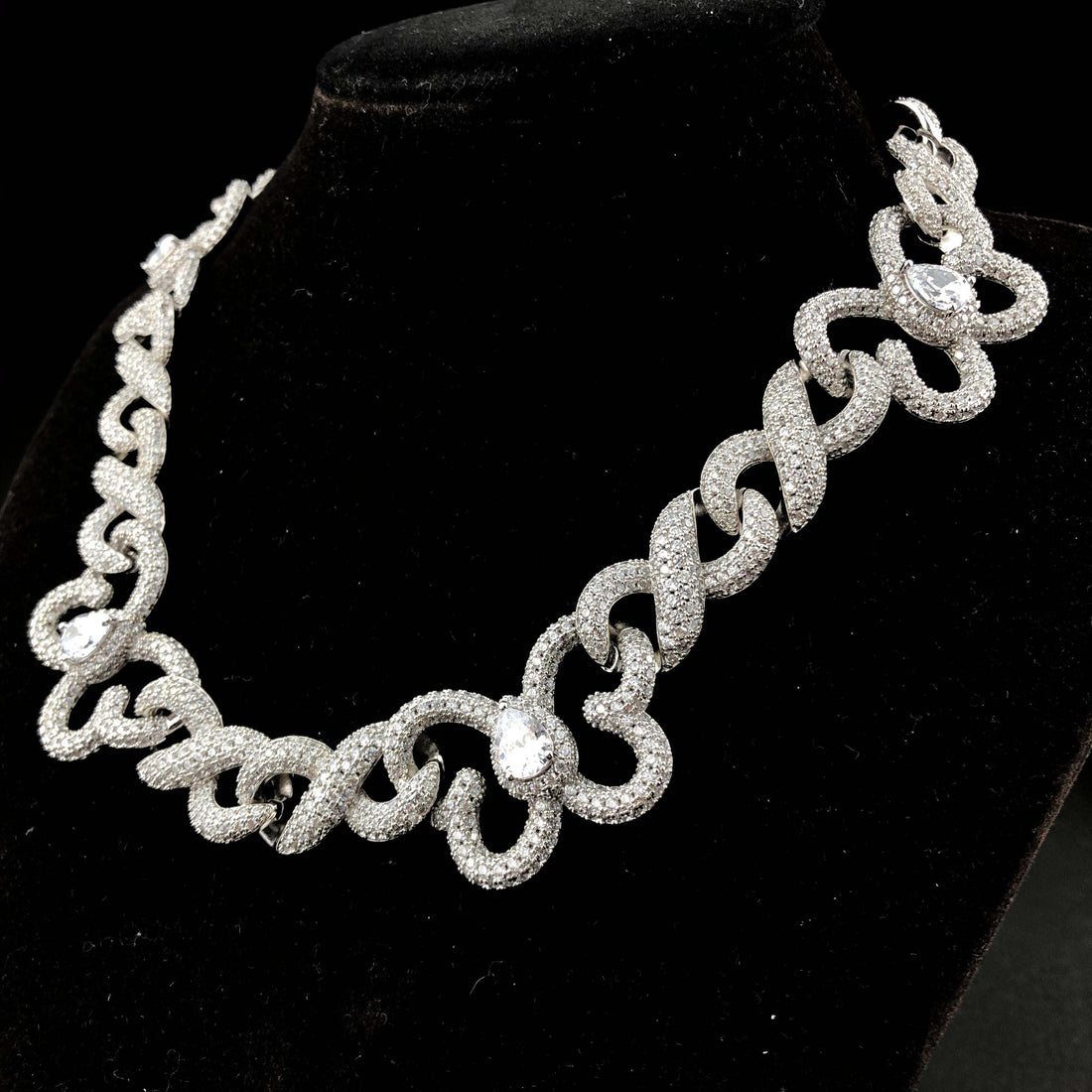 15 mm Infinity vlinderdiamantenketting