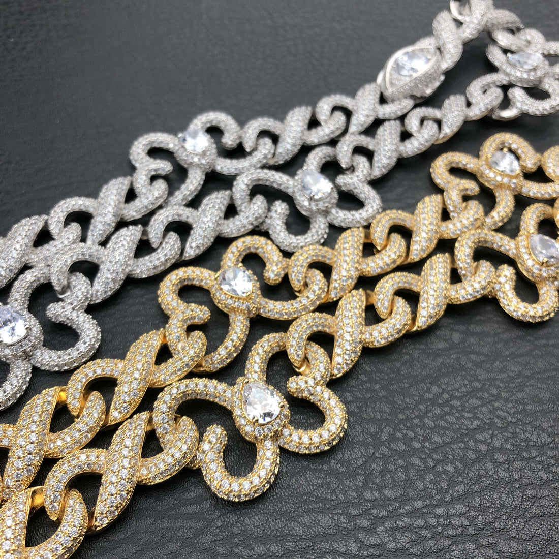 15 mm Infinity vlinderdiamantenketting