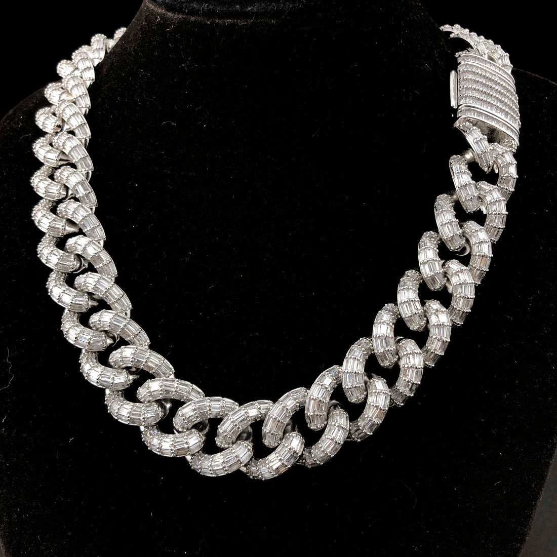 19 mm Baguette Cubaanse ketting