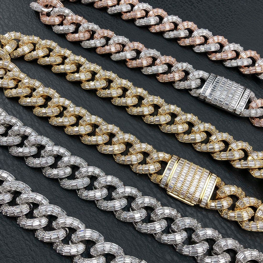 19 mm Baguette Cubaanse ketting