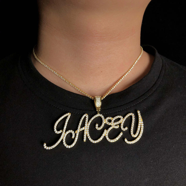 Klassieke handschrift aangepaste hanger