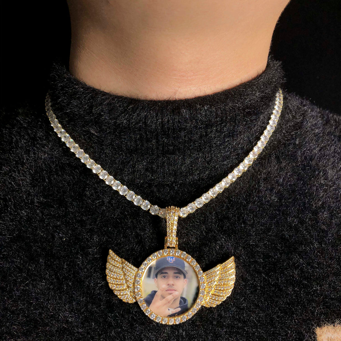 Iced Wings gepersonaliseerde fotohanger