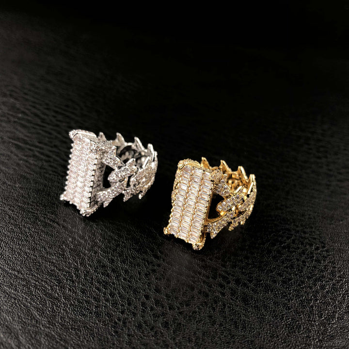 Baguette Diamant Cluster Ring I