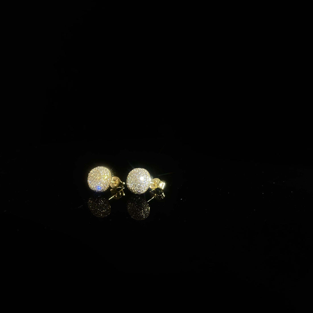 925 zilveren oorbellen met zirkonia en diamanten - een paar