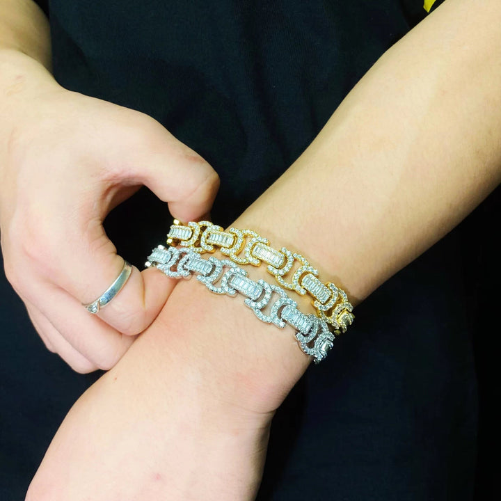 Byzantijnse armband met diamant