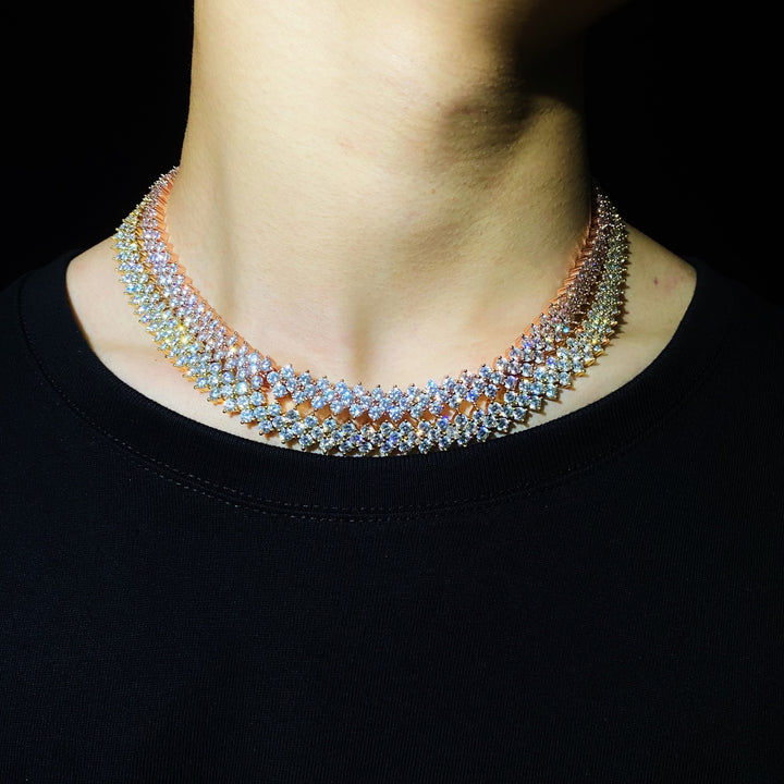 10 mm ronde tennisketting